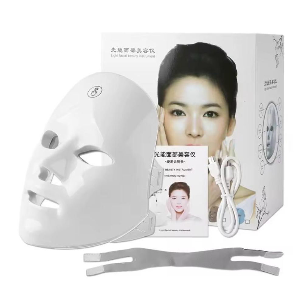 LED Light Therapy Mask with 7 Therapeutic Colors