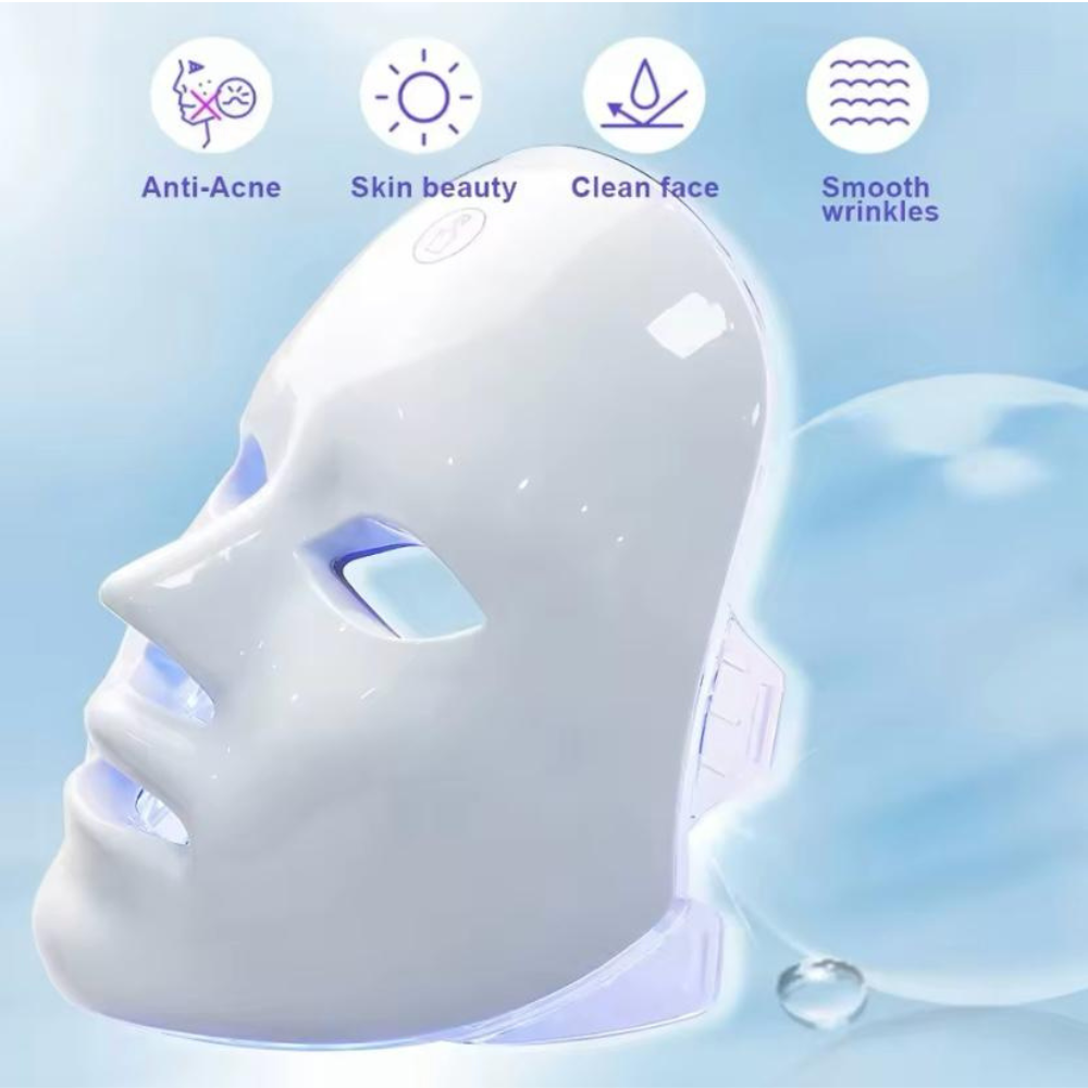 LED Light Therapy Mask with 7 Therapeutic Colors