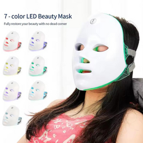 LED Light Therapy Mask with 7 Therapeutic Colors