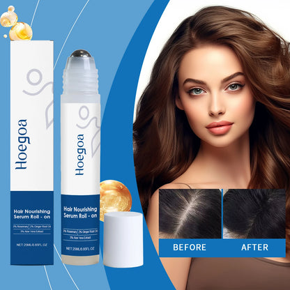 Aceite Ginger para el crecimiento del cabello raíces del cabello y cuero cabelludo Sérum para la caída del cabello Roller