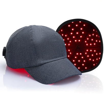 Nuevos LED infrarrojos Gorro de terapia con luz roja anticaída, relajante del cuero cabelludo y antiinflamatorio