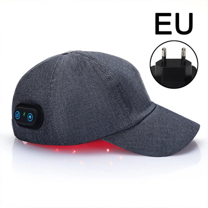 Nuevos LED infrarrojos Gorro de terapia con luz roja anticaída, relajante del cuero cabelludo y antiinflamatorio