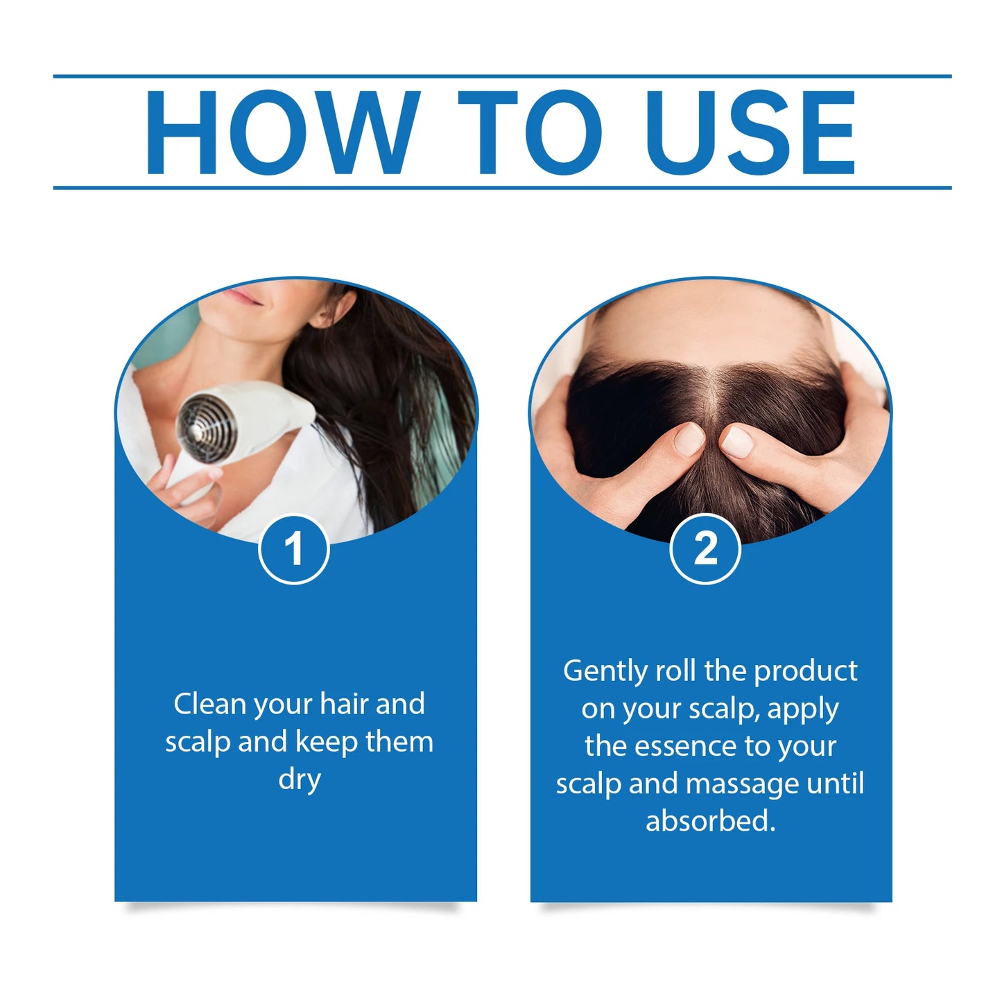 Aceite Ginger para el crecimiento del cabello raíces del cabello y cuero cabelludo Sérum para la caída del cabello Roller