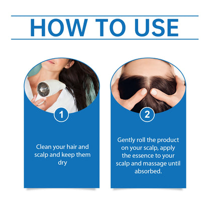 Aceite Ginger para el crecimiento del cabello raíces del cabello y cuero cabelludo Sérum para la caída del cabello Roller